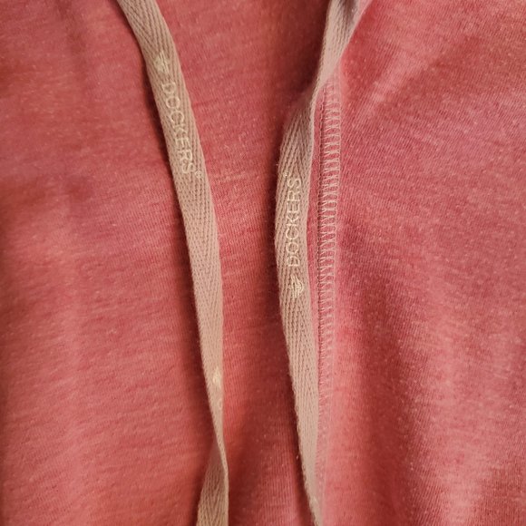 Dockers Short Sleeve Capri Pant Pajamas Pink and Gray Size Small - Picture 6 of 8